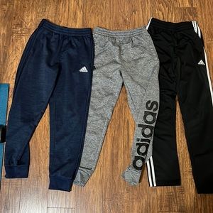 Adidas athletic pants (3 pair)